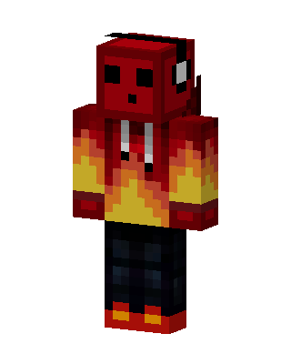Red Fighter Boy Minecraft skin