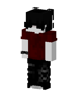 Crimson Emo skin, 3D preview