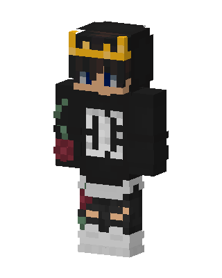 Rose Hoodie Prince skin, 3D preview