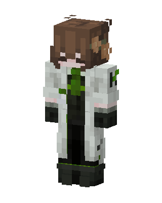 White Doctor Girl skin, 3D preview
