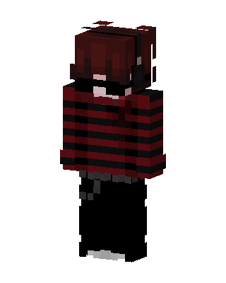 Crimson Stripes skin, 3D preview