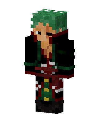 Roronoa Zoro skin, 3D preview