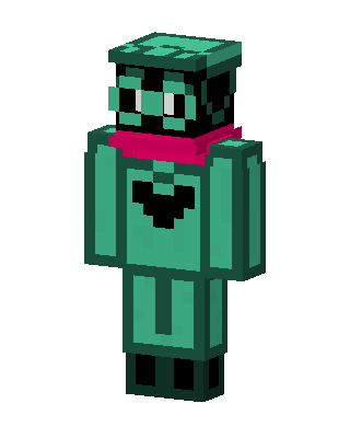 Teal Mob Boy Minecraft skin