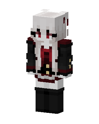 Crimson Maid skin, 3D preview