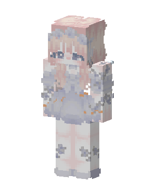 Floral Angel Minecraft pastel skin