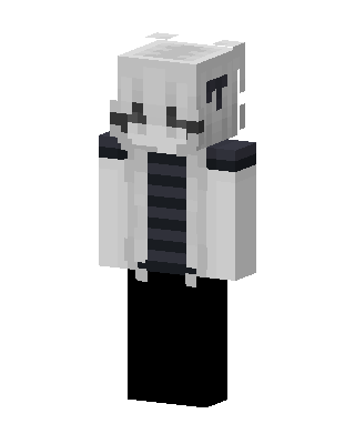 White Player Minecraft white skin