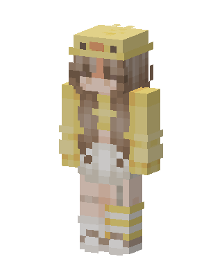 Duckling Hoodie skin, 3D preview