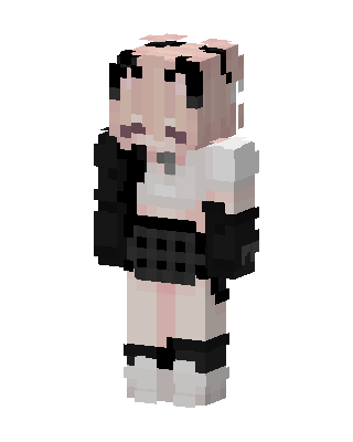 Pink Kitten Maid skin, 3D preview