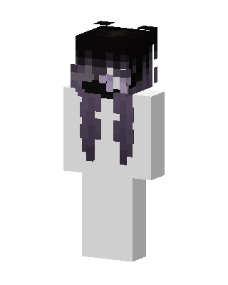 Pale Ghost Girl skin, 3D preview