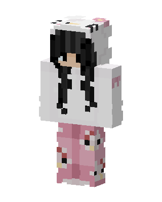 Hello Kitty Pajamas skin, 3D preview