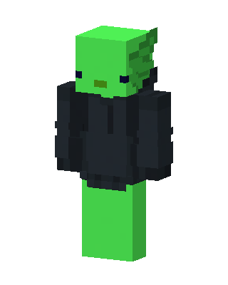 Green Hero Boy skin, 3D preview
