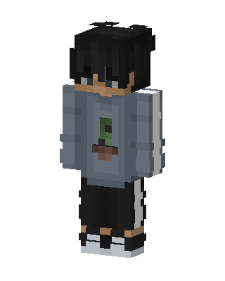 Creeper Hoodie Boy Minecraft skin
