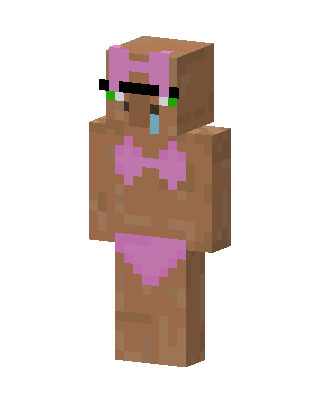 Brown Cutie Girl Minecraft skin