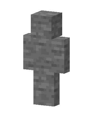 Stone Golem skin, 3D preview