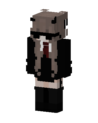Black Player Boy skin, 3D preview