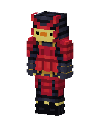 Red Samurai Minecraft ninja skin