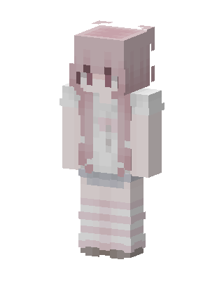 Pink Pastel Girl skin, 3D preview