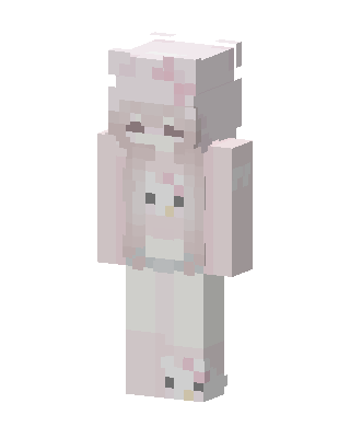 Hello Kitty Pajamas skin, 3D preview