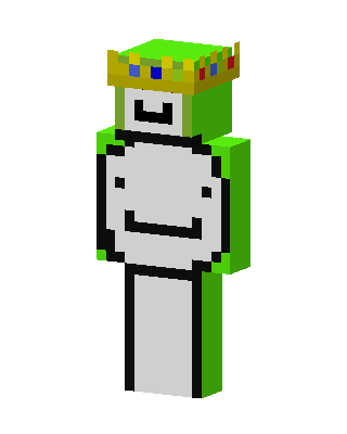 Green Royal skin, 3D preview
