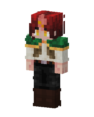 White Player Girl skin, 3D preview