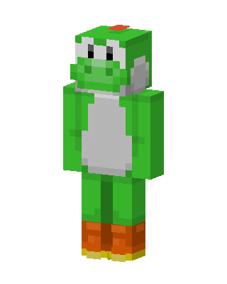 Yoshi Minecraft green skin