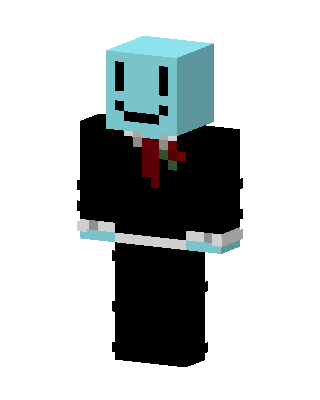 Dapper Cyan skin, 3D preview