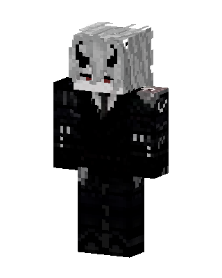 Masked Gray Suit skin, 3D preview