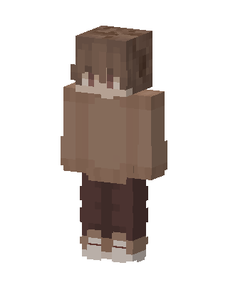 Cozy Brownie skin, 3D preview