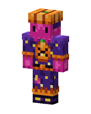 Pumpkin King skin, 3D preview