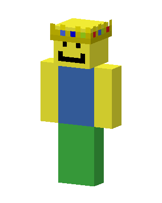 Roblox Noob King Minecraft skin