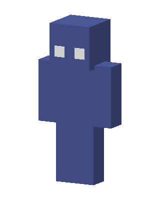 Blue Mob Boy Minecraft blue skin