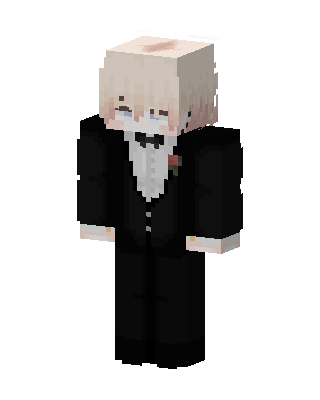 Tuxedo Boy skin, 3D preview