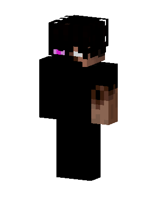 Enderman Hybrid skin, 3D preview