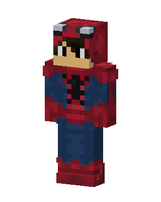 Red Masked Hero Boy Minecraft red skin