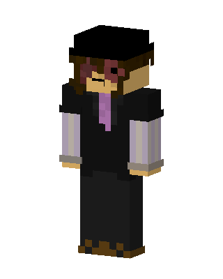 Black Player Boy skin, 3D preview