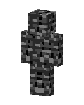 Bedrock Block skin, 3D preview