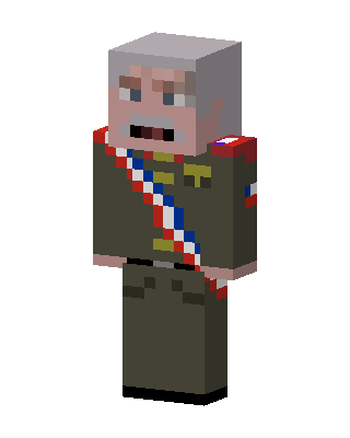 Veteran General skin, 3D preview