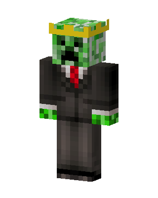 Creeper King skin, 3D preview