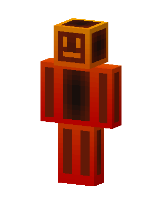 Lava Block skin, 3D preview