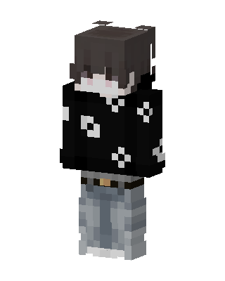 Daisy Hoodie skin, 3D preview