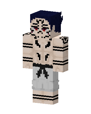White Anime Boy Minecraft ninja skin