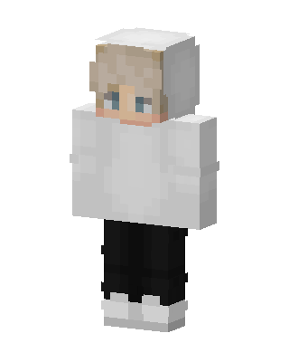 White Player skin, 3D preview
