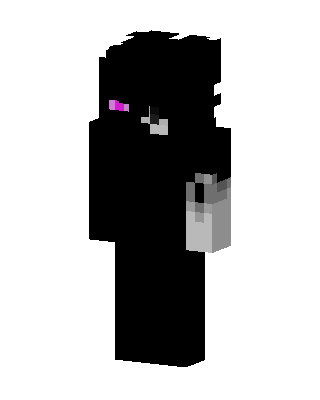 Enderman Humanoid skin, 3D preview
