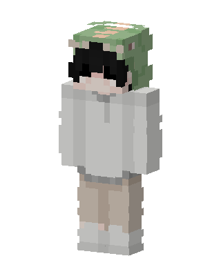 Dino Hoodie skin, 3D preview