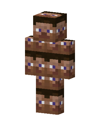 Steve Totem skin, 3D preview