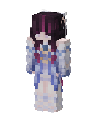 Twilight Kimono skin, 3D preview