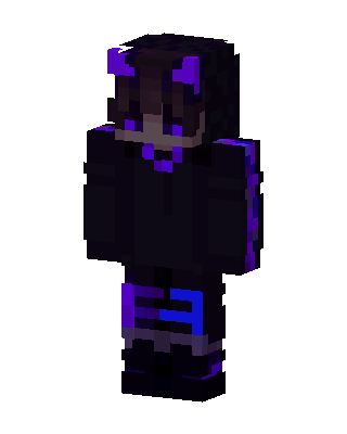 Black Gamer Boy skin, 3D preview