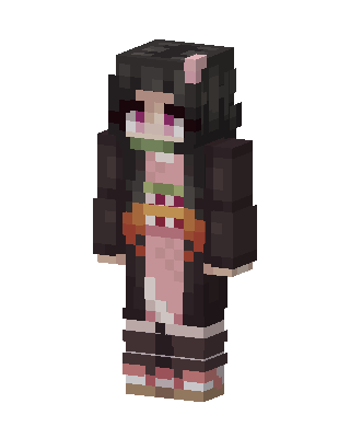 Nezuko Kamado Minecraft skin
