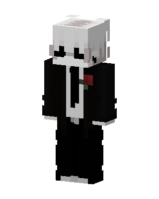 Rose Suit Ghost skin, 3D preview