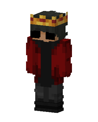 Crowned Red Jacket skin, 3D preview
